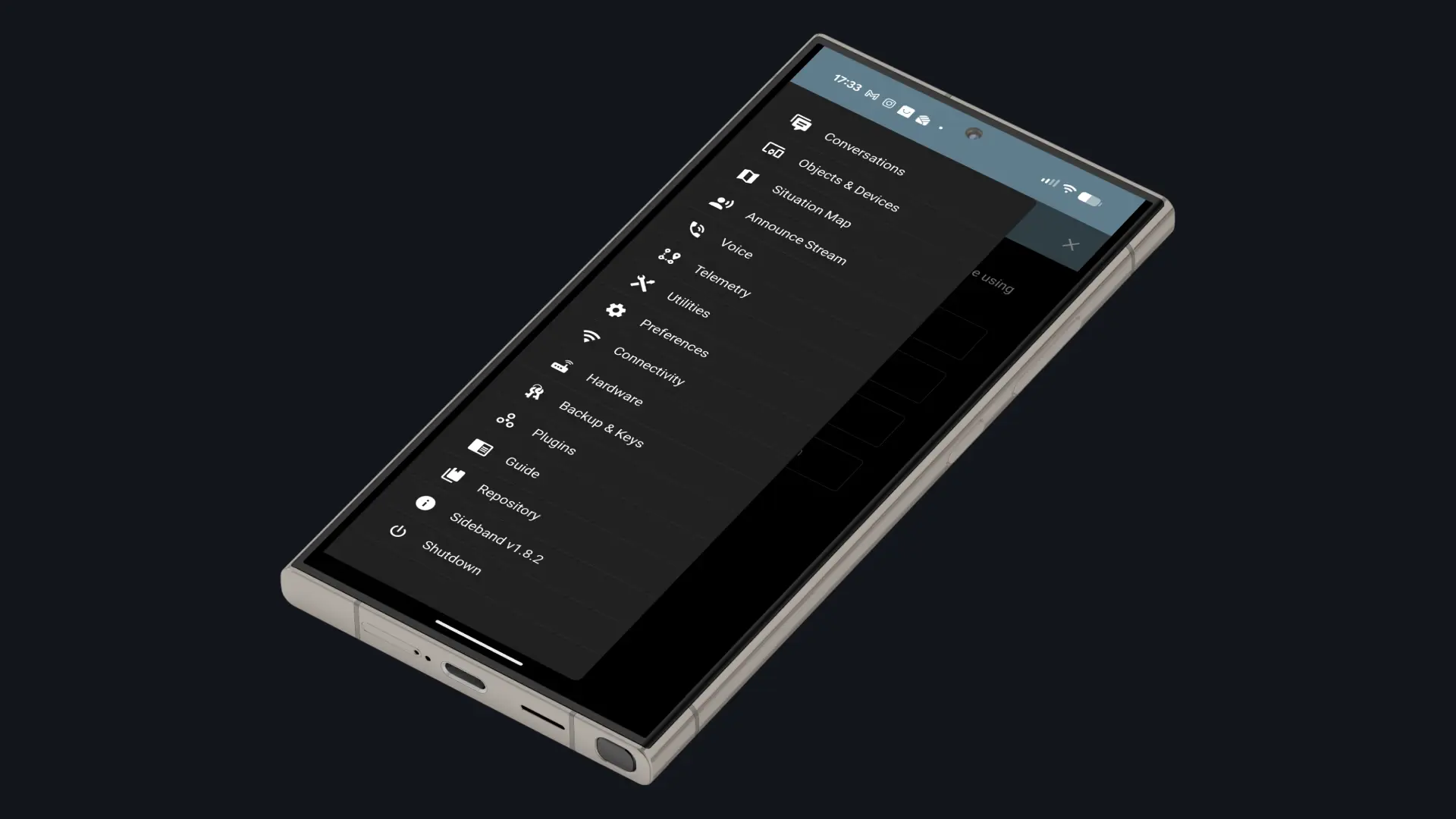 Sideband — app multi-dispositivo